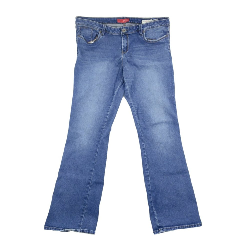 Guess Jeans Women's 34 Blue Slim Bootcut Visha Fit